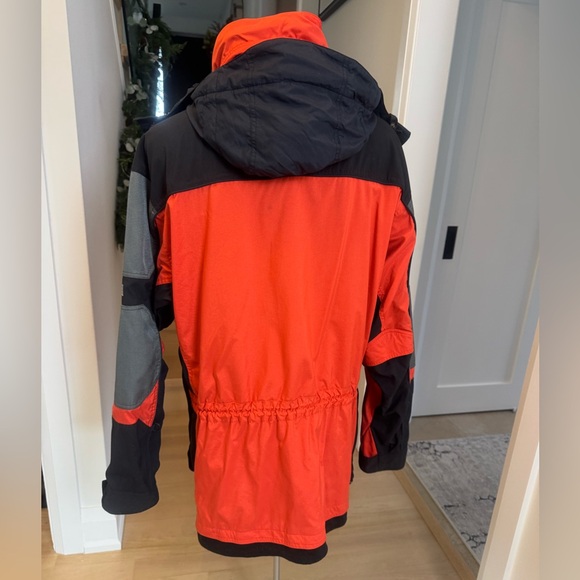 Rare Vintage The North Face Extreme Gear Orange and Black Pull Over Jacket XL - Picture 3 of 10